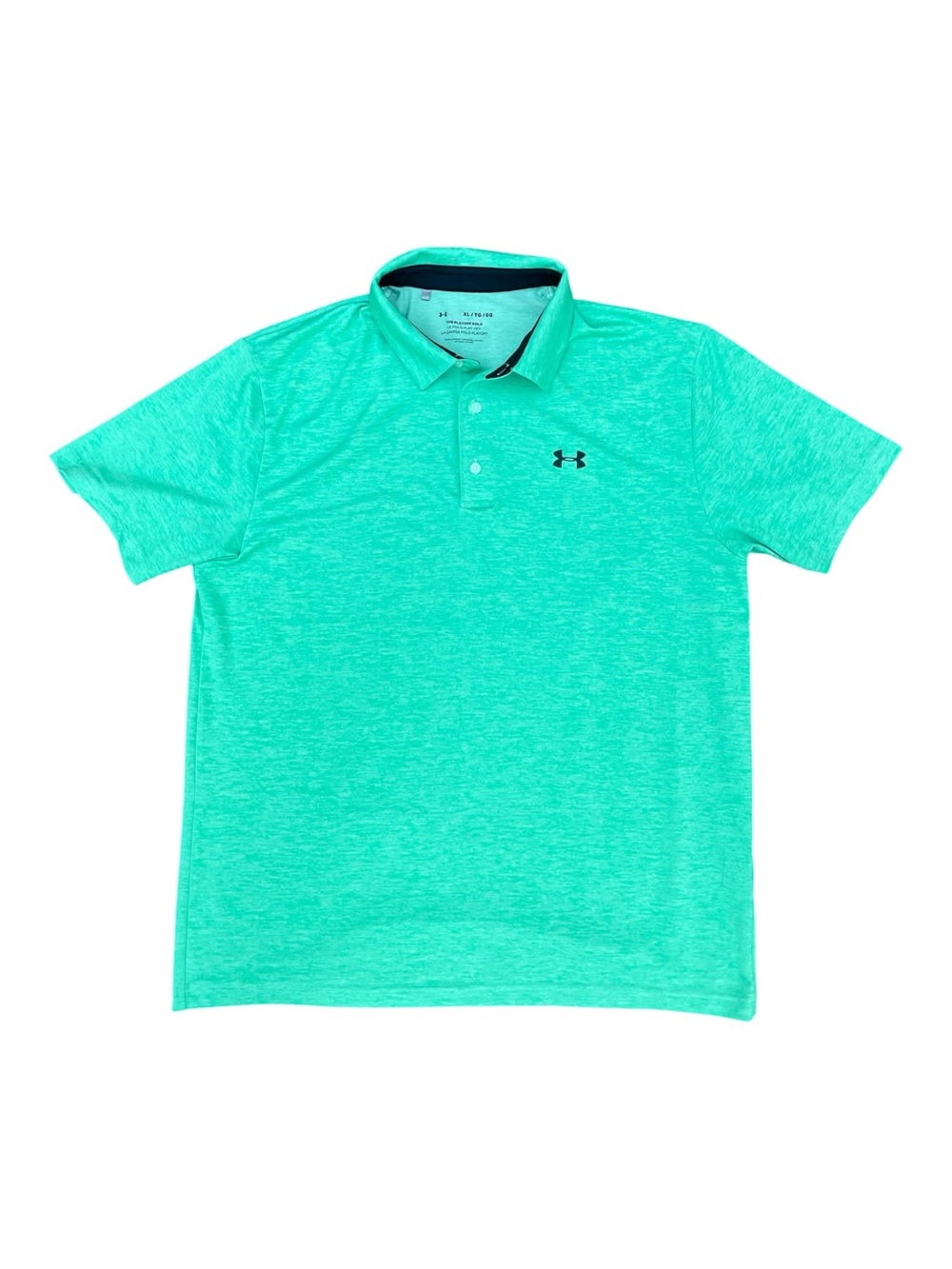 Under Armour Men's XL Tech Polo Green Golf Shirt